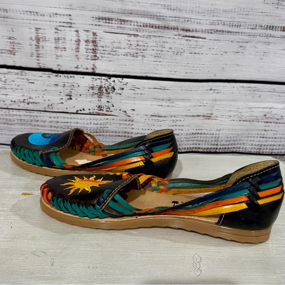 Don Chuy Artesian Huarache Women’s Handmade Leather Shoes - Picture 2 of 8